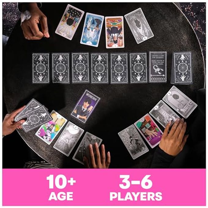 Spin Master Games , Wednesday Card Game, Premium Foil Cards from The Hit TV Series, Wednesday Collectibles, Goth Gifts, for Kids & Family, 3-10 Players, for Ages 10 & Up - Image 5