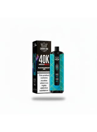 Crown Bar Mega Max 40000Puff Blackcurrant Ice Disposable Vape Kit NC-6mg - view 2