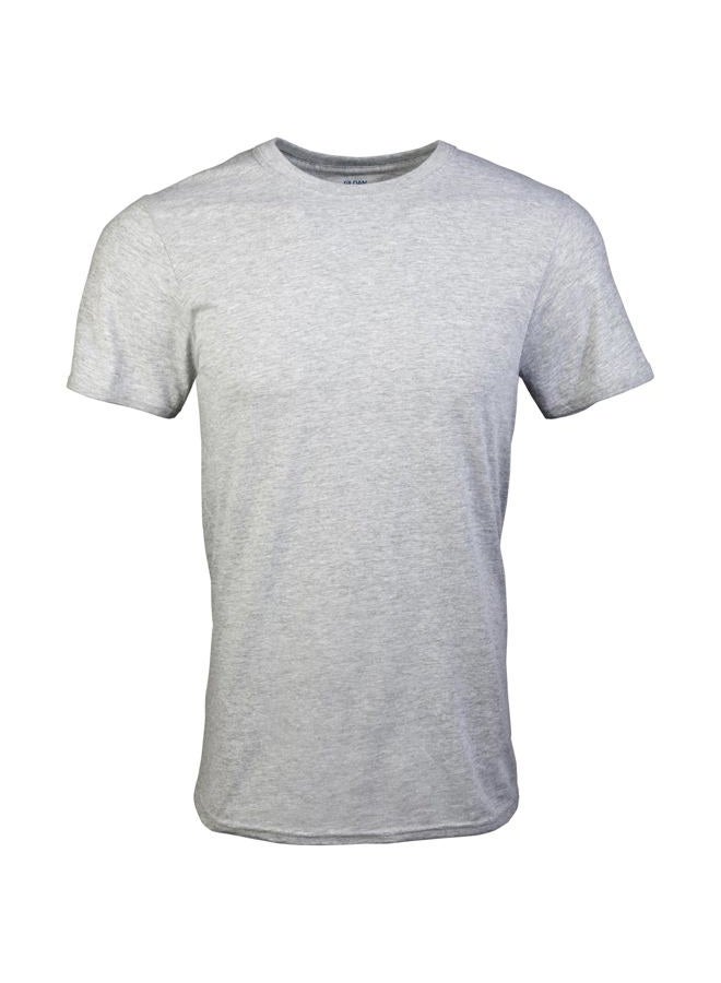 Gildan Men's Crew T-Shirts, Multipack, Style G1100, Black/Sport Grey/Military Green (5-Pack), Large - Image 5