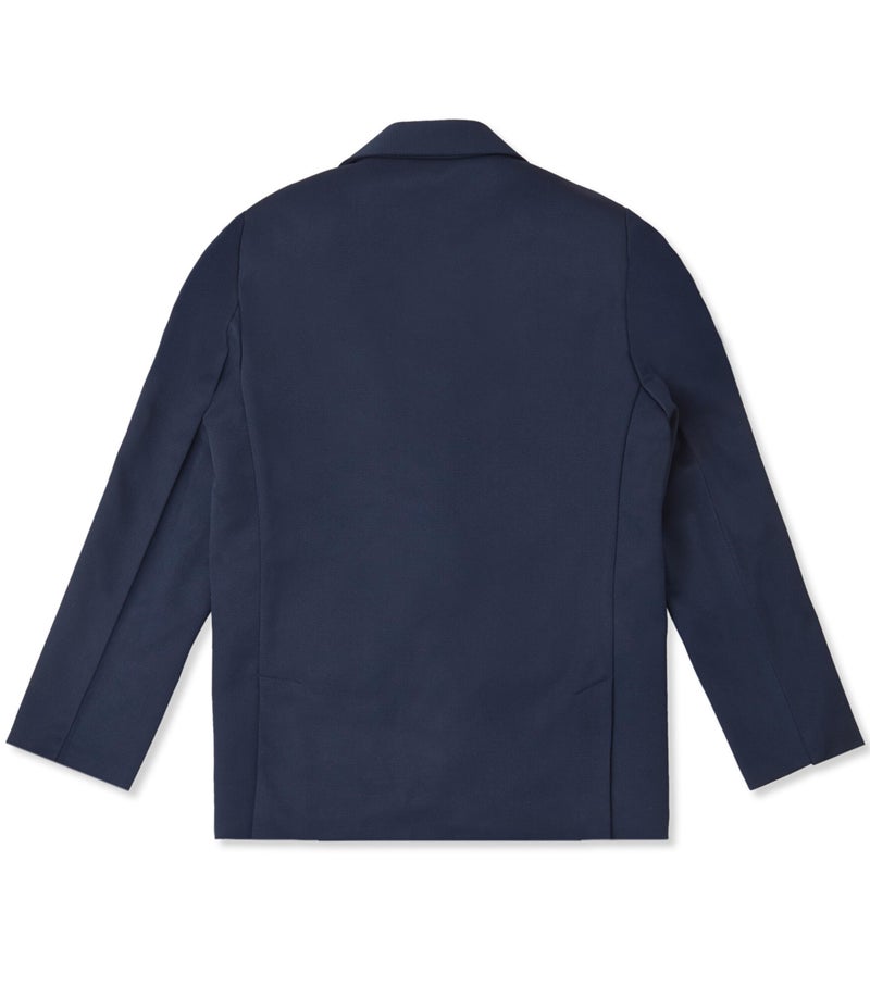 CAVIO Boys Navy Regular Fit Printed Cotton Blazer and T-Shirt - Image 4