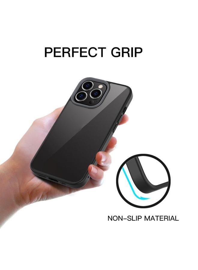 زبون جراب لهاتف iPhone 13 Pro Max Ming Shield Hybrid Frosted شفاف من البولي كربونات + جراب مقاوم للخدش والصدمات من مادة TPU - Image 5