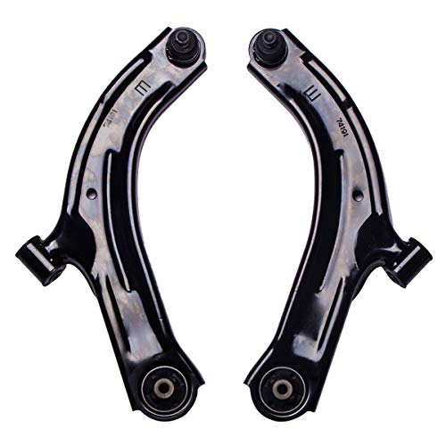 AUQDD Front Lower Control Arm and Ball Joint Assembly Compatible With Nissan Cube Tiida Versa Driver Passenger Side AUQDD 2PCS K620566 K620567 Left Right Professional Suspension - Image 1