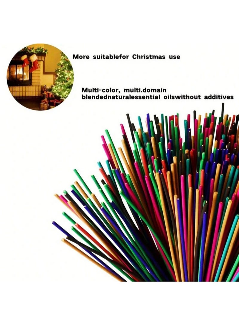 Incense sticks, multiple scents - sage, lavender, rose, cherry blossom, sweet lemon, and jasmine | Long-lasting fragrance for home and office - Image 5