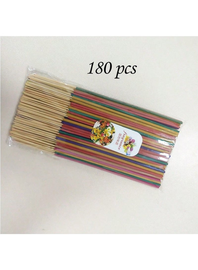 Incense sticks, multiple scents - sage, lavender, rose, cherry blossom, sweet lemon, and jasmine | Long-lasting fragrance for home and office - Image 2