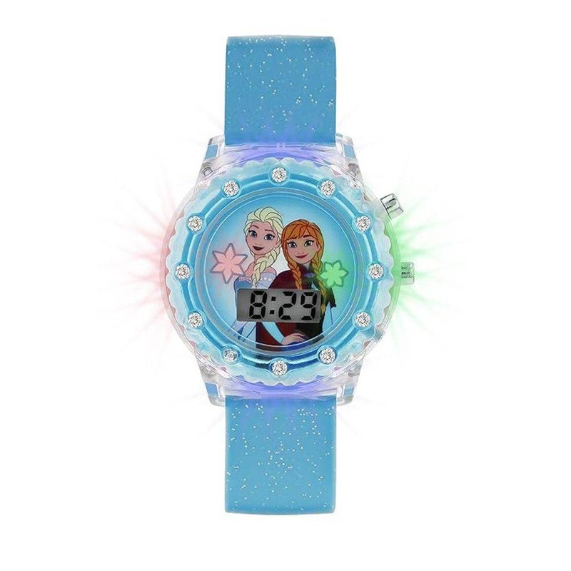 Disney Frozen Elsa & Anna Digital Watch & Bracelet Set (Blue) - Image 2