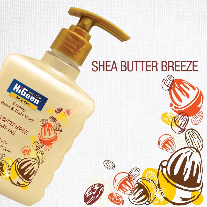 HiGeen Creamy Hand & Body Wash Shea Butter Breeze 500 ml Twin Pack - Image 2