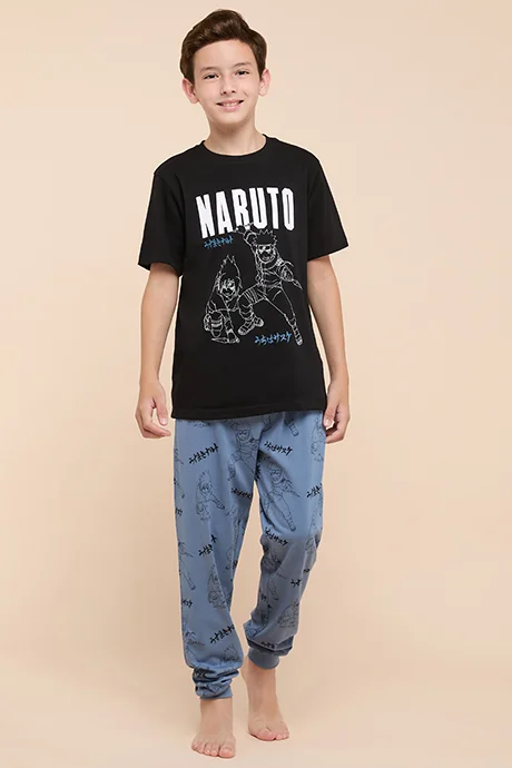 R&b Naruto Printed Pyjama Set