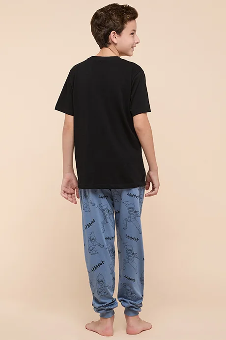 R&b Naruto Printed Pyjama Set
