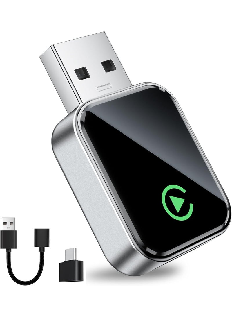 محول كار بلاي لاسلكي 2025 – يحوّل CarPlay السلكي إلى لاسلكي، تصميم USB صغير، عملي وسهل الاستخدام، اتصال سريع ومستقر للآيفون والأندرويد - Image 1