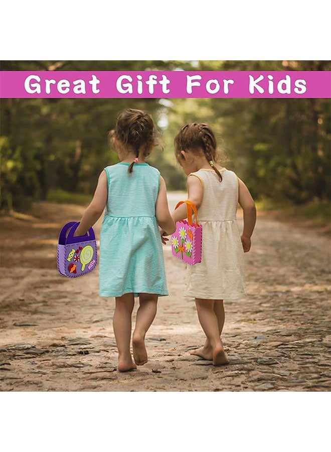 Geustos Childrens Sewing Kits, Children Sewing Kit, Kids Beginners Felt Craft Kit Fabric DIY Crafts Handbag, 6 pack  - Image 5