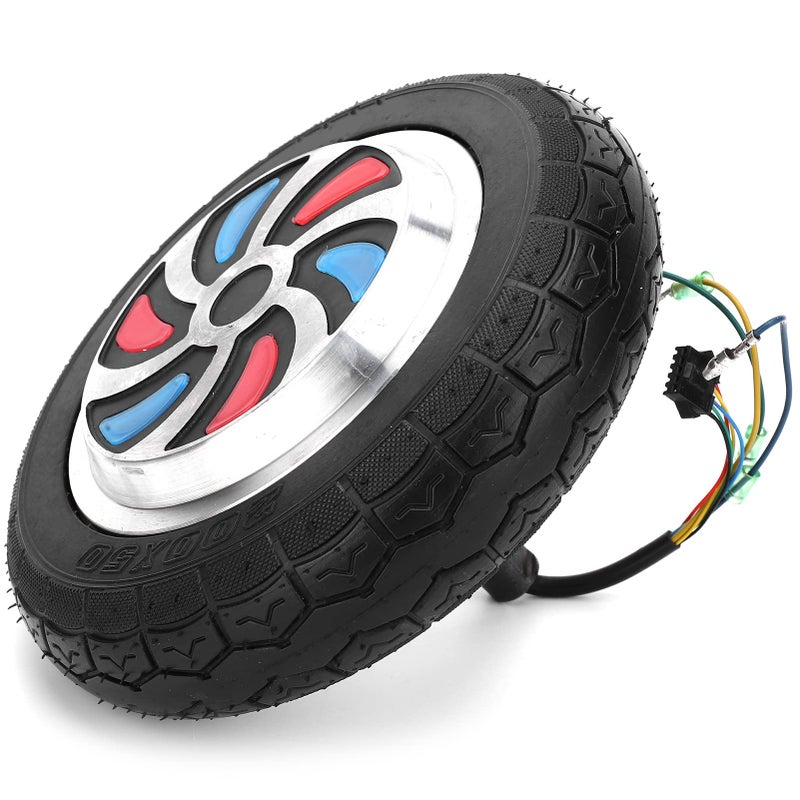 8 Inch Electric Balancing Scooter Wheel Hub Motor 350W Low Noise Puncture Proof Rubber Tires - Image 2