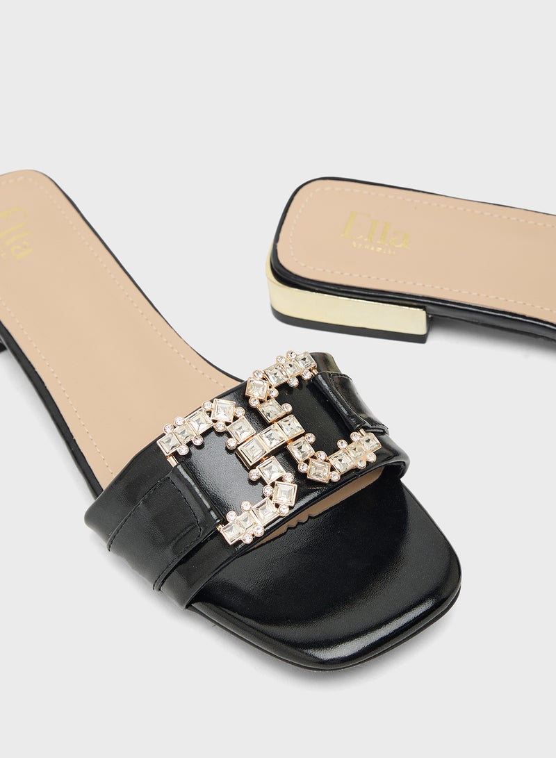 ELLA Ladies Flat Sandal - Image 4