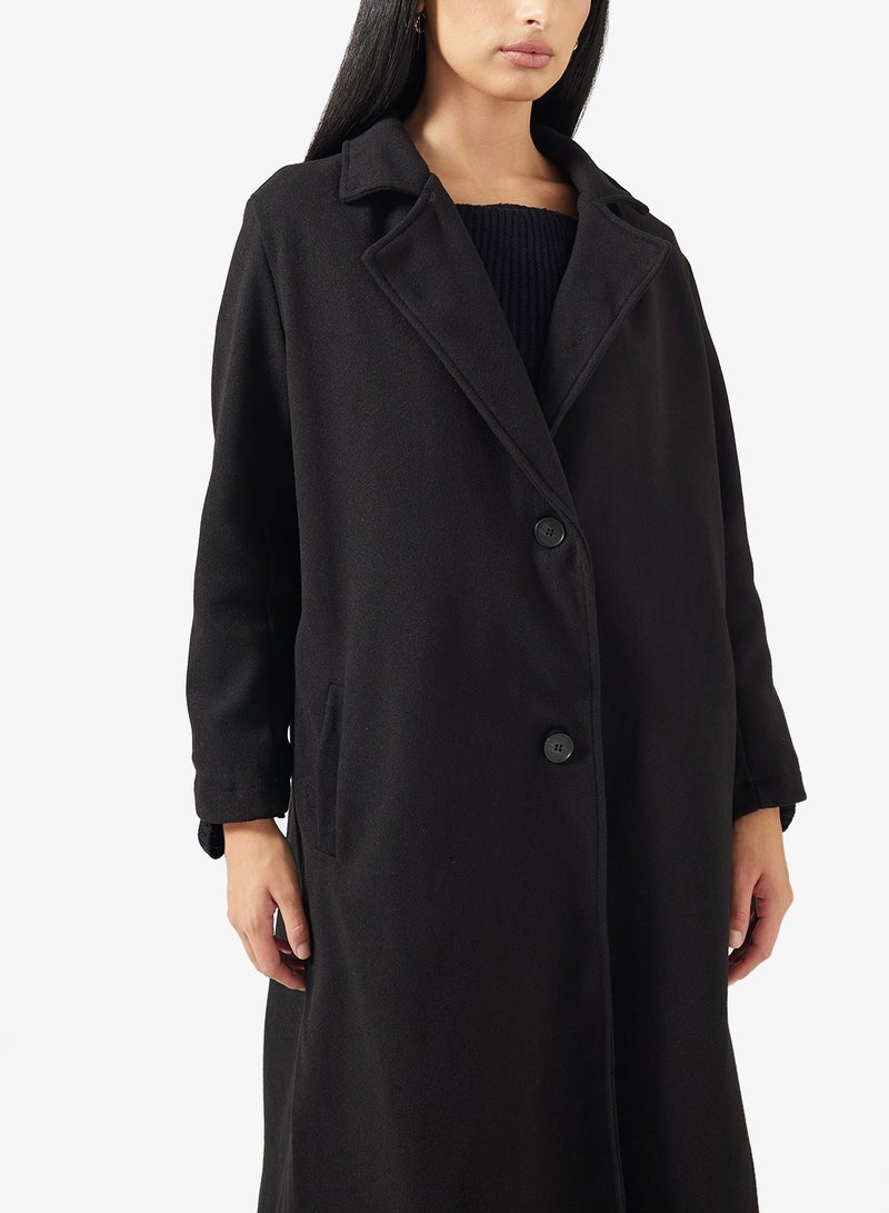 ايلا معطف متوسط الطول بياقة مطوية - Image 3