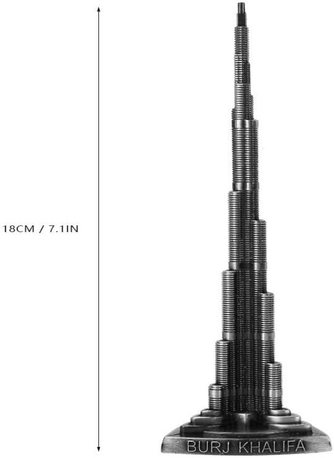AKDC - Alloy Burj Khalifa Tower, 7.1In Plating Dubai Tower Model, For Bedroom Home - Image 1