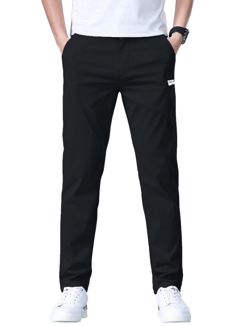 TOPLOT Men's Regular Casual Trouser (Pant-5188-Black-34) - Image 1