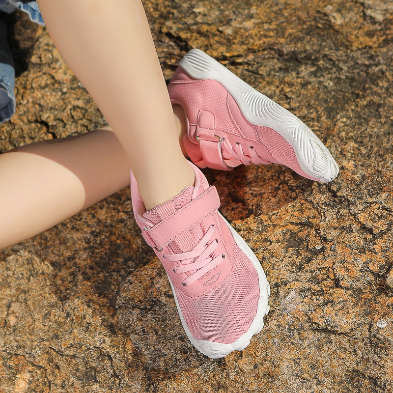 New Children'S Wide-Toe Barefoot Five-Finger Soft-Soled Casual Shoes Lightweight Breathable Outdoor Hiking Sports Shoes - Image 1