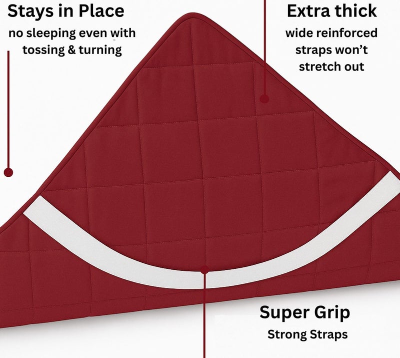 RRC Soft Cotton Quilted Mattress Protector – Breathable, Waterproof, Single/Queen Bed, 60 x 78 inches, Elastic Band Strap - Image 4