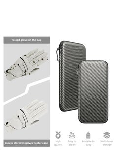 Generic Golf Glove Case, Golf Glove Case with Two Gloves Holder for Golf Bag Accessories, Golf Storage Organizer for Tees, Divot Tool, Ball Markers for Men and Women Golfers  - Image 4