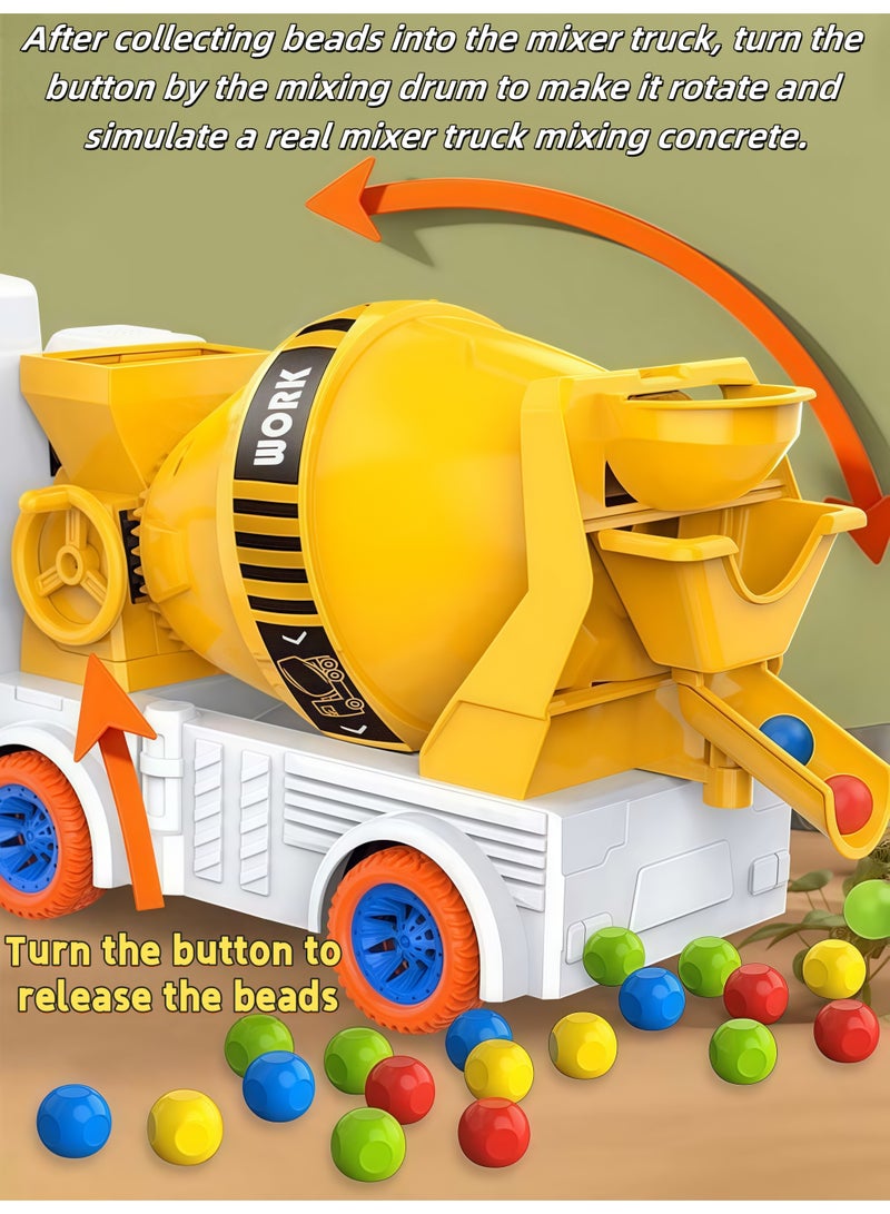 إيزي سو مركبة هندسية ، مجموعة ألعاب شاحنة البناء ، سيارة لعبة تلقائية تديرها البطارية (بطاريات غير مدرجة) ، شاحنة هندسة خلاطات الأسمنت ， ألعاب مركبة نقل محاكاة مركبة مركبة ， هدية ألعاب الهندسة التعليمية للبنات الفتيات - Image 4