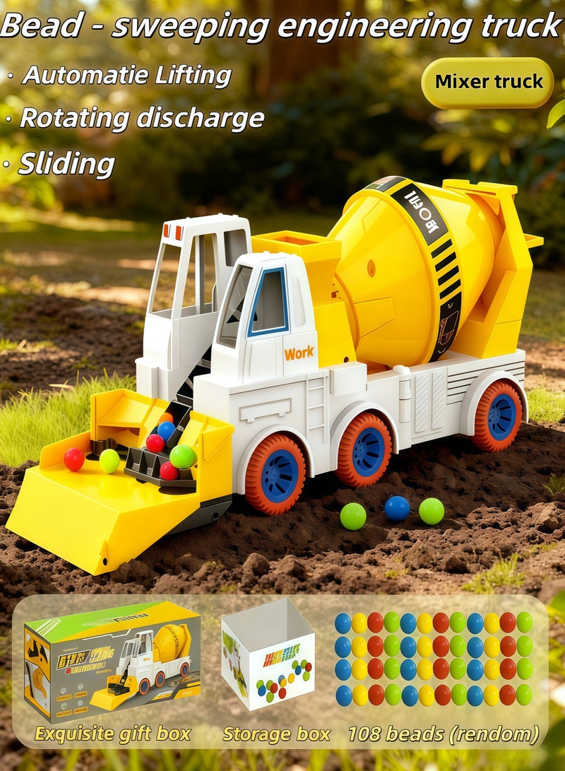 إيزي سو مركبة هندسية ، مجموعة ألعاب شاحنة البناء ، سيارة لعبة تلقائية تديرها البطارية (بطاريات غير مدرجة) ، شاحنة هندسة خلاطات الأسمنت ， ألعاب مركبة نقل محاكاة مركبة مركبة ， هدية ألعاب الهندسة التعليمية للبنات الفتيات - Image 1