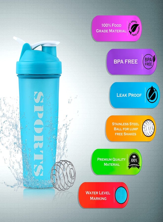 True Indian Amazing Quality of Gym Shaker| Sipper Bottle|Protein Shaker Bottle|Shaker Bottle 600 ml Shaker (Sea Green) - Image 2