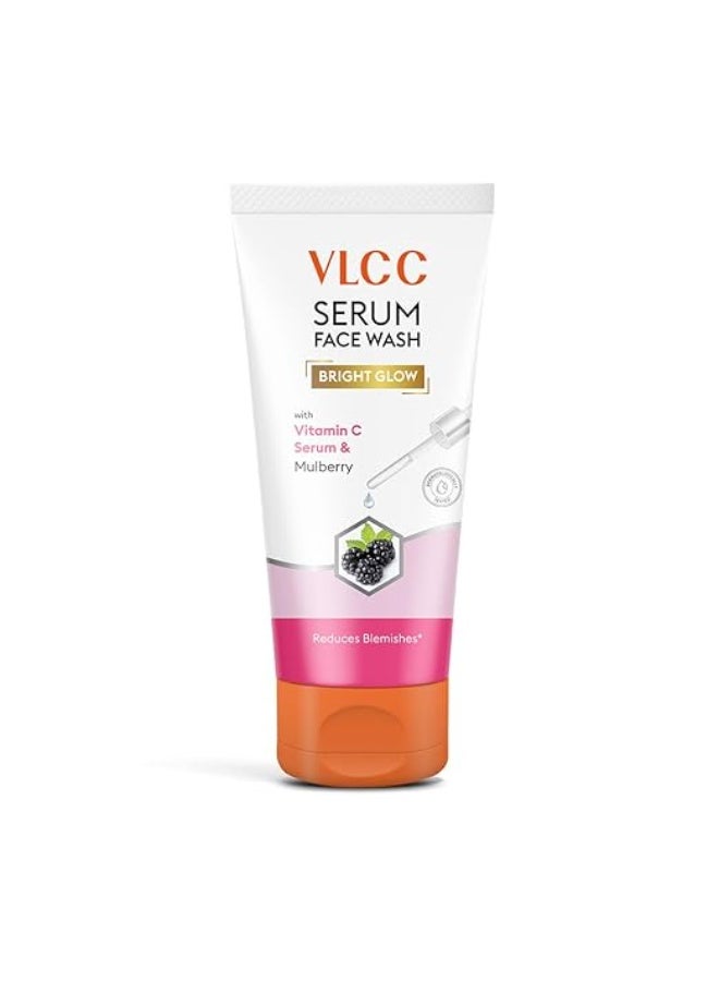 VLCC Serum Facewash - 100ml | with Vitamin C Serum Rich in Antioxidants & Mulberry Extract to Reduce Blemishes & Bright Glow | Dermatologically Tested - Image 1