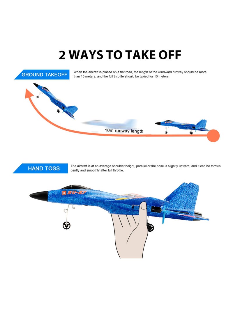 AROAQ Remote Control Aircraft RC Aircraft Toy Prevent Damage Smart Soft Foam Gyroscope for Daily Play Children Toys Gifts  - Image 5