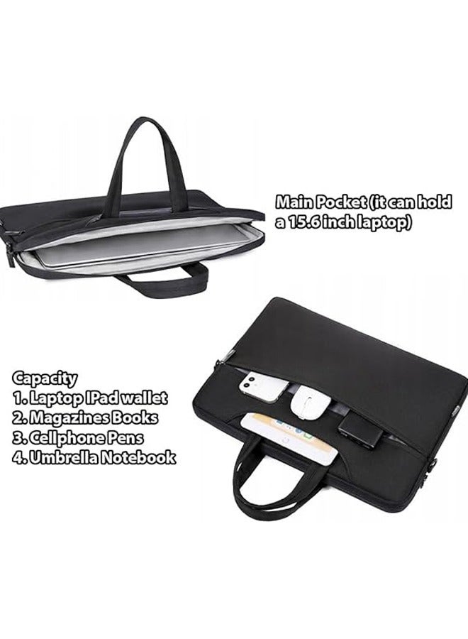 Arabest Laptop Bag for Men & Women - (14 Inch) Slim Shoulder Messenger Bag with Foam Padding, Front Pocket & Adjustable Strap - Stylish Lightweight Travel Laptop Cover Fits HP Dell Lenovo & MacBook - Image 5