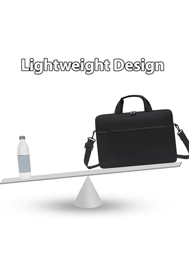 Arabest Laptop Bag for Men & Women - (14 Inch) Slim Shoulder Messenger Bag with Foam Padding, Front Pocket & Adjustable Strap - Stylish Lightweight Travel Laptop Cover Fits HP Dell Lenovo & MacBook - Image 3