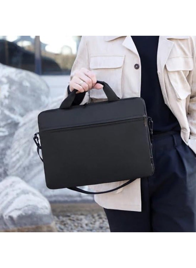 Arabest Laptop Bag for Men & Women - (14 Inch) Slim Shoulder Messenger Bag with Foam Padding, Front Pocket & Adjustable Strap - Stylish Lightweight Travel Laptop Cover Fits HP Dell Lenovo & MacBook - Image 2