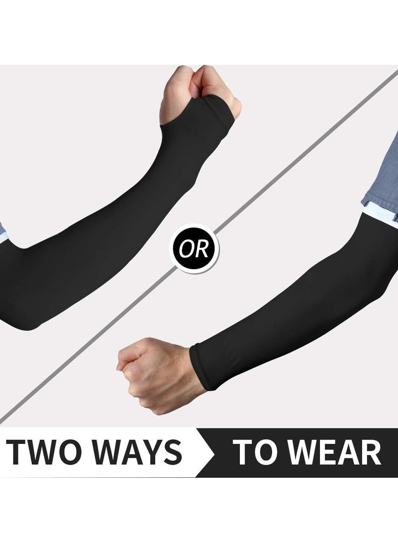 DubaiGallery زوج واحد من أكمام الذراع المقاومة للتقطيع، واقيات الذراع الرقيقة لحماية الجلد الرقيق والكدمات للرجال والنساء - Image 4