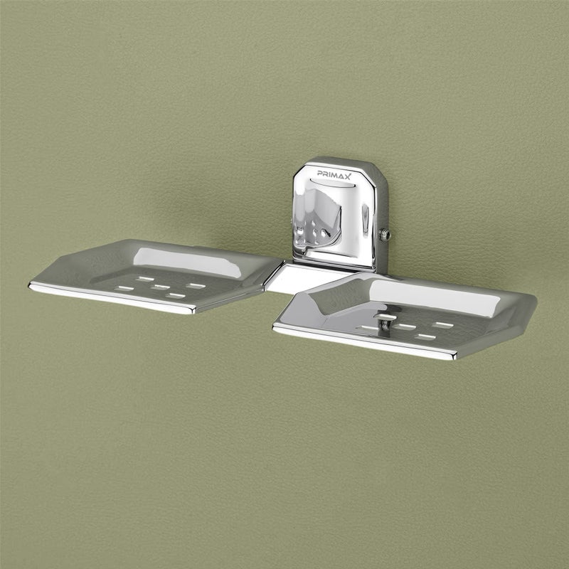 Primax Stainless Steel 304 Grade Cute Soap Holder for Bathroom/Soap Dish/Bathroom Soap Stand/Bathroom Accessories(Chrome) - Pack of 1 - Image 1