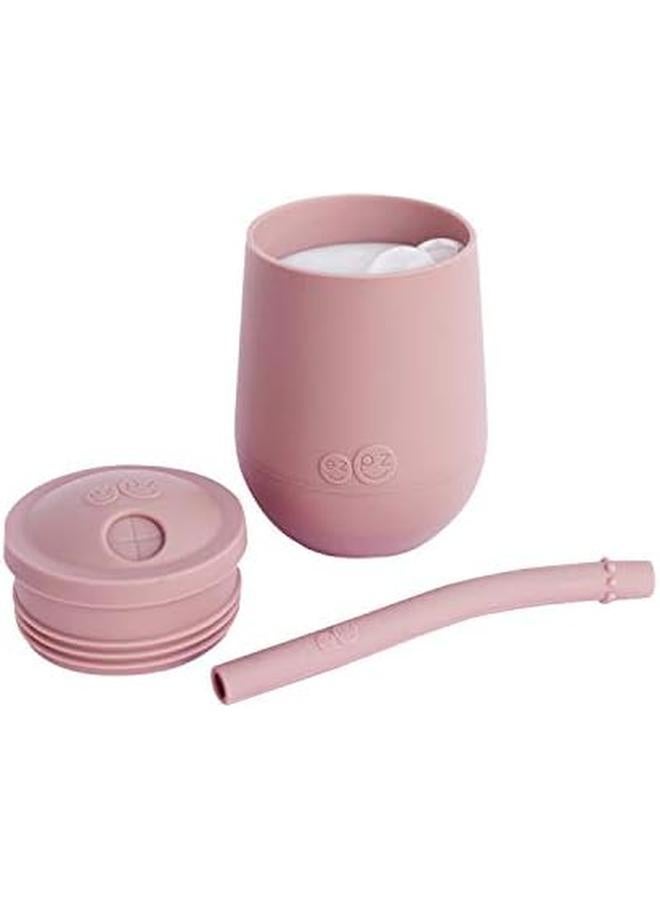 ازبيز كوب صغير بالإضافة إلى نظام تدريب من القش، كوب تدريب من السيليكون بنسبة 100% للرضع والأطفال الصغار، مصمم بواسطة متخصص في تغذية الأطفال بعمر 9 أشهر إضافية - Image 3