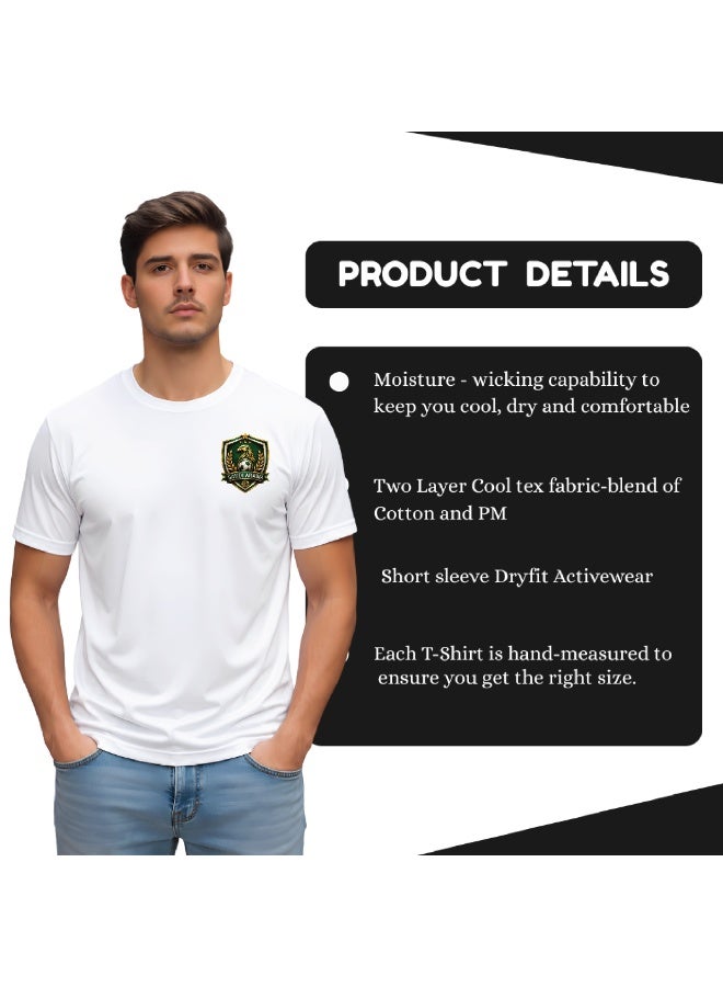 PRINTSHOP4ME Saudi Arabia Men's Jersey | Sports Theme Dry-Fit T-Shirt | Short Sleeve Sportswear | Casual Outfit | Daily Use | Outdoor Activities - Image 4