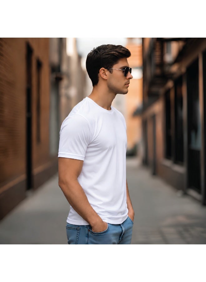 PRINTSHOP4ME Saudi Arabia Men's Jersey | Sports Theme Dry-Fit T-Shirt | Short Sleeve Sportswear | Casual Outfit | Daily Use | Outdoor Activities - Image 5