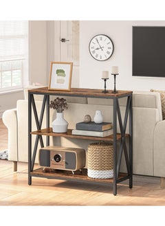 AGD 3-Tier Console Table with Charging Base with Storage Shelf and Power Outlet  - Image 5