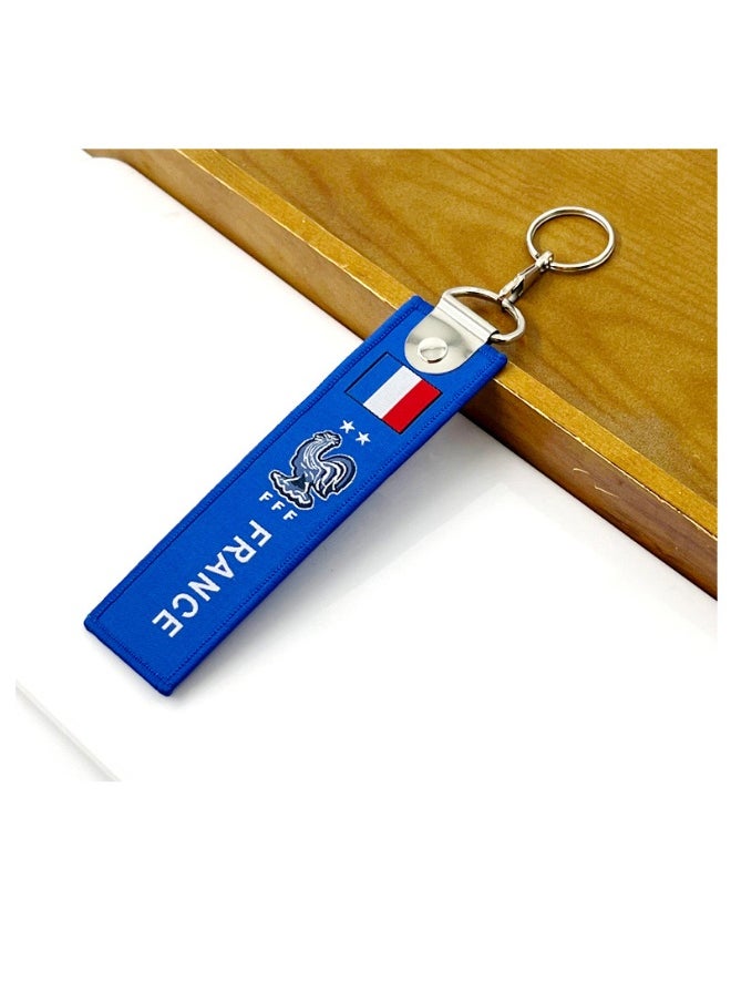 European Cup keychain Real Madrid/Portugal/Argentina/Messi/Cristiano Ronaldo Keychain Accessory Pendant Bag Chain Car Keychain Creative Gift for Unisex