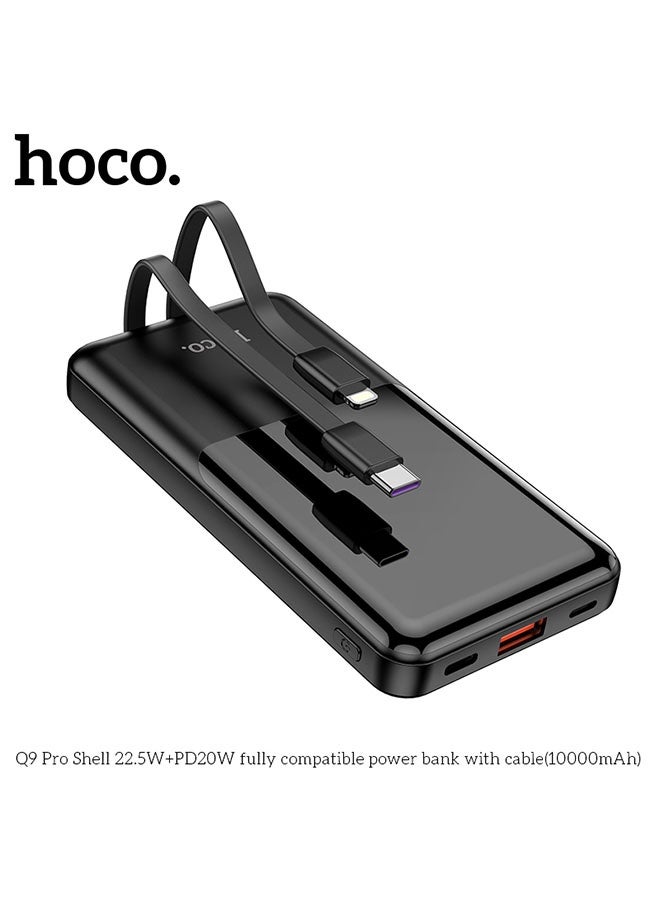 hoco. Power bank Q9 Pro Shell 22.5W + PD20W 10000mAh(Black) - Image 4