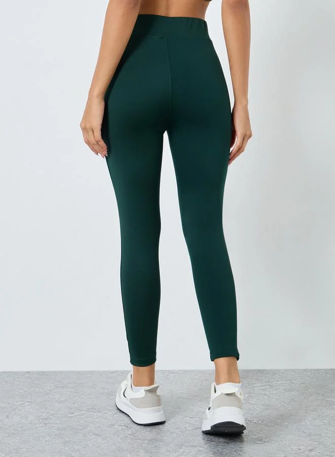 ستايلي اكتيف بنطال ليقنز بخصر عريض