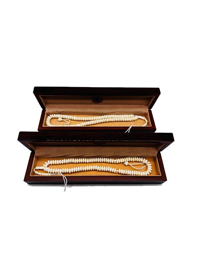 Original Camel Bone Rosary/Tasbih – Set of 2 - 100 Beads Each - 10mm Bead Size  - Image 2