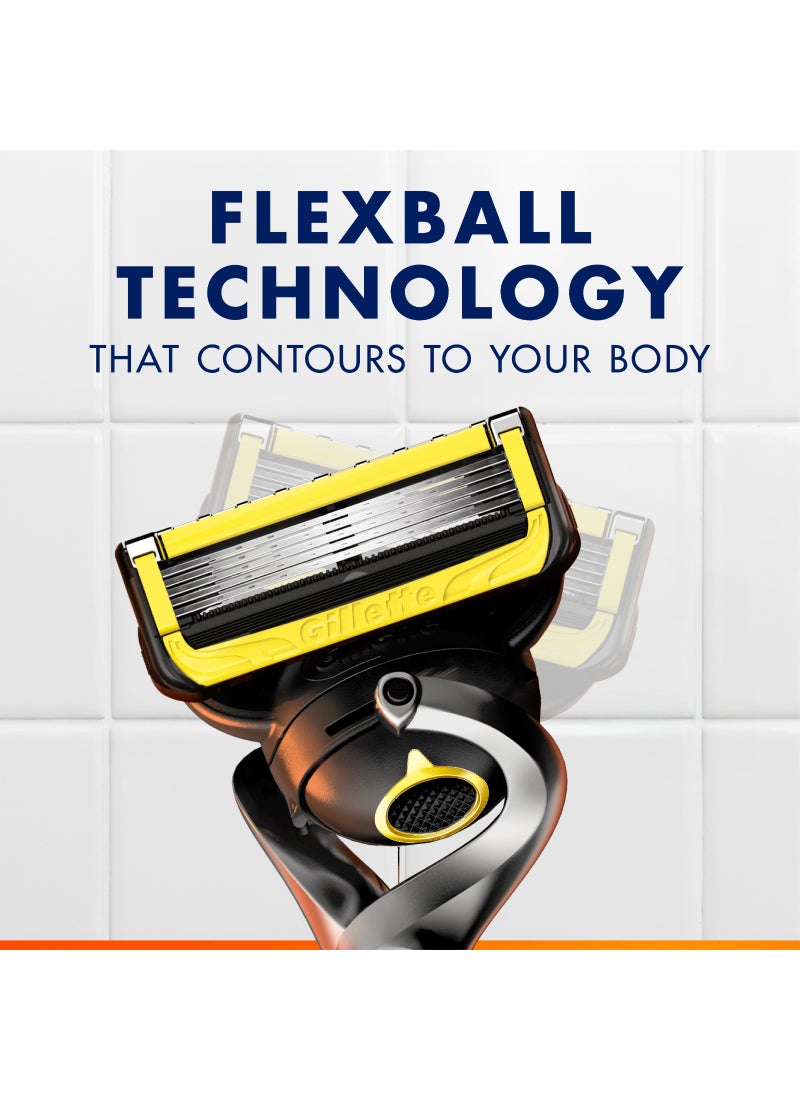 Gillette شفرات قابلة لإعادة التعبئة للرجال من فيوجن بادي - Image 4