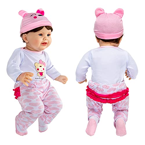Assistex Reborn Baby Doll 22 Lifelike Therapy Doll for Seniors with Dementia Weighted Soft Body Realistic Newborn for Nursing Homes for Comfort and Relief Gift for Elderly with Picture Book - Image 5