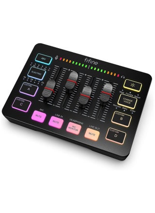 SC3 AmpliGame Gaming Audio Mixer, with XLR Microphone Interface, Individual Control, Volume Fader, Mute Button, 48V Phantom Power - pzsku/ZF046BD2E59F17F3119A6Z/45/_/1702302855/3580e506-05ea-4f6f-8622-5bf8f9f17cef