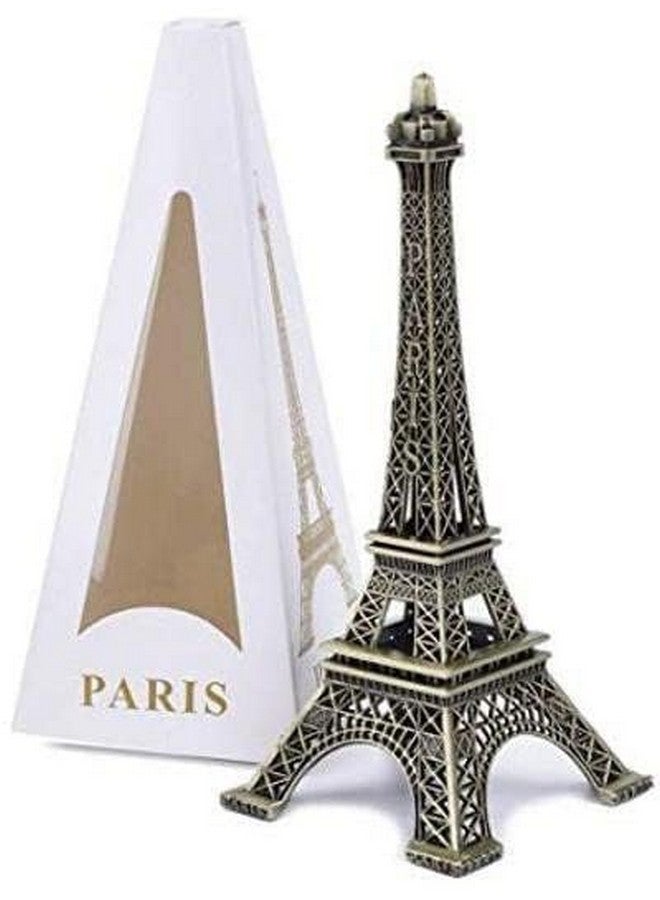 VRB Dec Brass 1 Set for Statue Study Office Desk Decor Showpiece Gift Decoration Accessories Items Decorative Showpeice for Home (Eiffel Tower Showpiece), Golden - Image 2