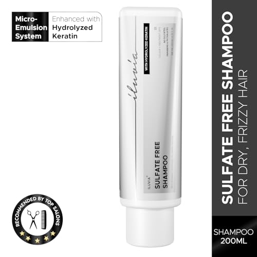 iluvia Sulphate Free Shampoo for Women & Men – Prevents Frizz, Reduces Breakage & Dryness | Gentle Cleanser for Stronger, Healthier Hair | Sulphate and Paraben Free Shampoo 200ml - Image 3