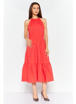 Women Soli Midi Dress, Orange - pzsku/ZF046C6348C9CAAD29796Z/45/_/1725379299/7aee7cf7-31f1-4529-89dc-4abb85948a37