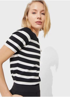 Adl Striped Knitted Sweater  - Image 3