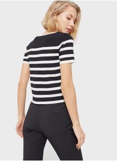 Adl Striped Knitted Sweater  - Image 2