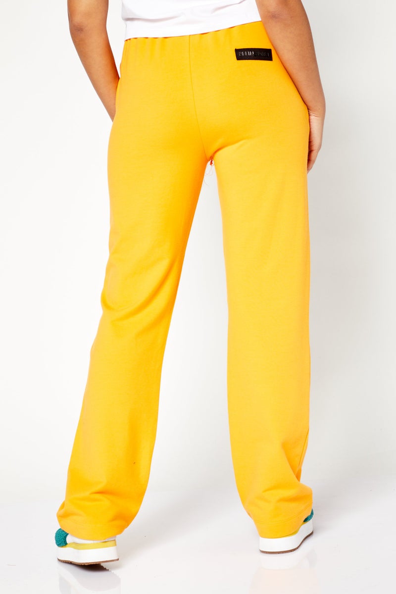 PHILIPP PLEIN Plein Sport Women Sportswear Fit Training Sweatpants, Orange - Image 2