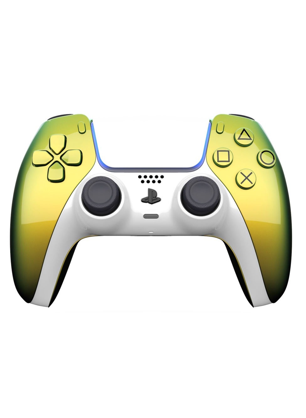 MERLIN CRAFT CUSTOMIZED SONY DUAL SENSE GAMING CONTROLLER FOR PS5 & PS5 SLIM - DIAMOND NORTHERN LIGHTS NEW 2024 DESIGN